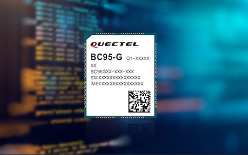 BC95-G module superimposed on image of digital data
