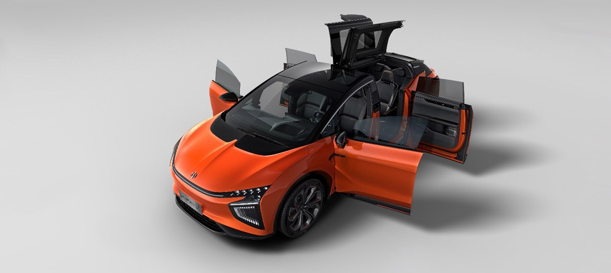 HiPhi X sports utility vehicle