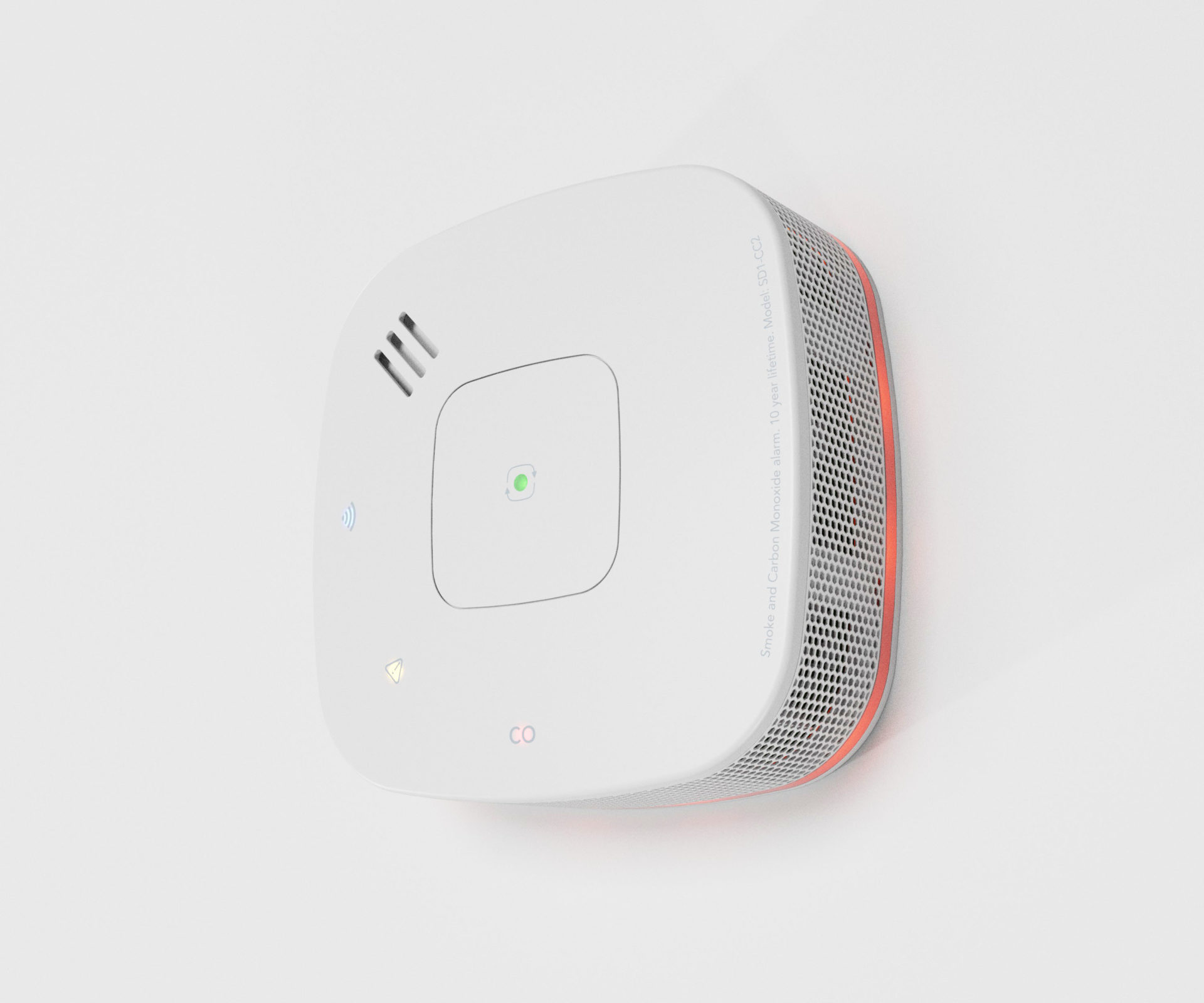 MikroTik smart, connected dual-sensor smoke and carbon monoxide alarm