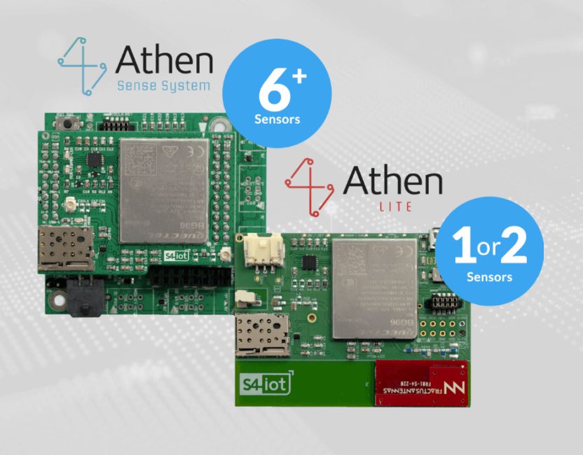 modules from S4IoT's Athen Sense IoT board