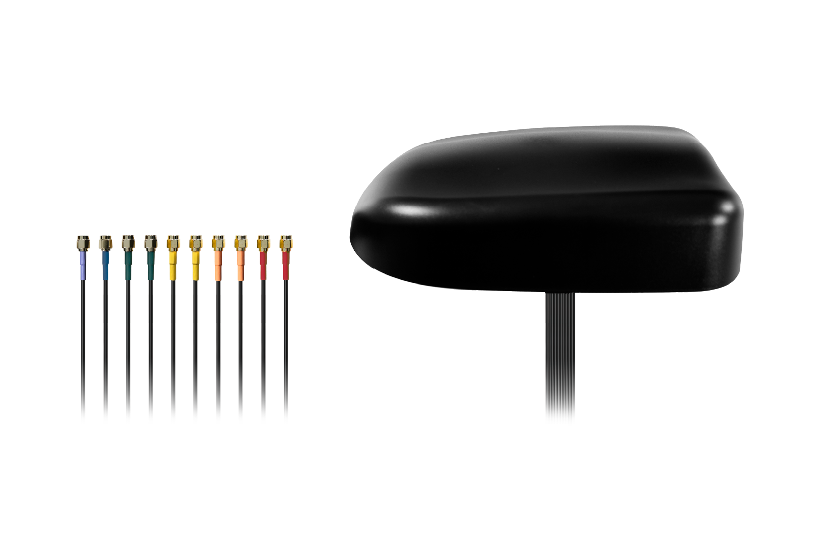 YENA00L5AH 5G/Wi-Fi/AM-FM/Tetra/LTE B88/GNSS 10-in-1 screw mount combo external antenna