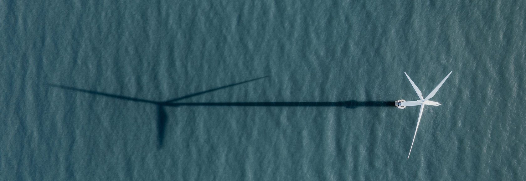 A windfarm at sea